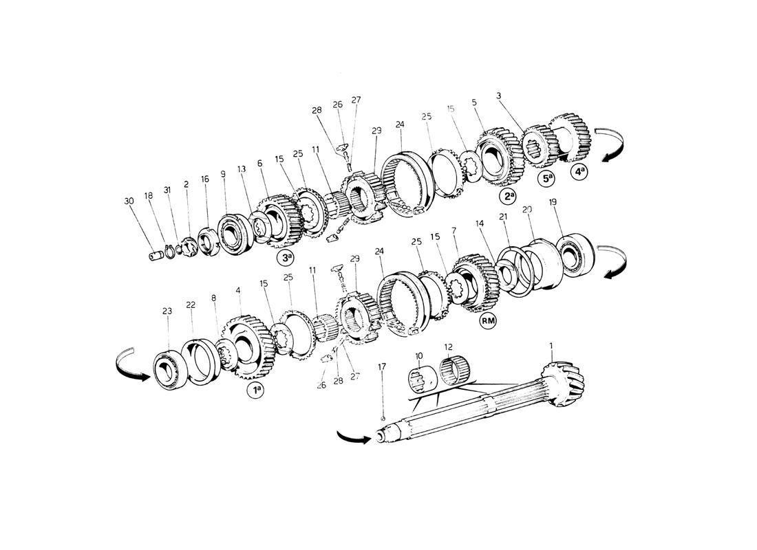 LAY SHAFT GEARS